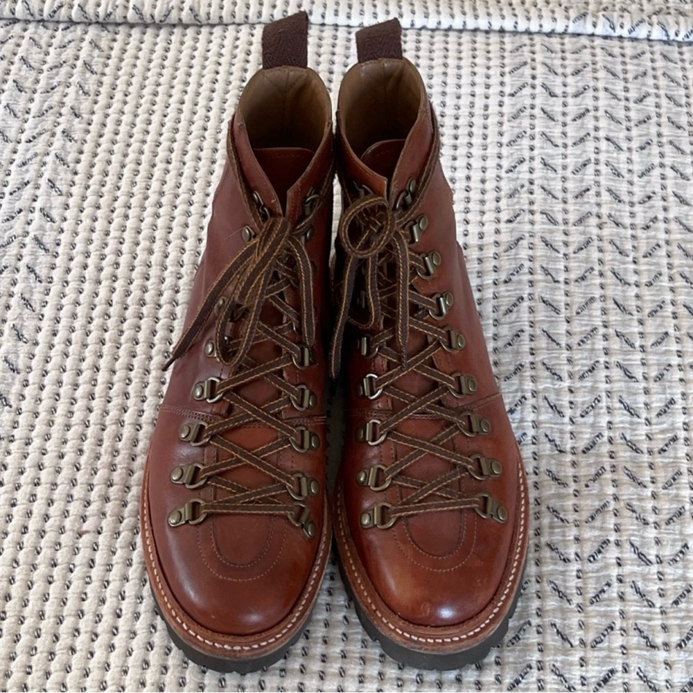 Grenson Nannette Colorado Brown leather lace up boots
